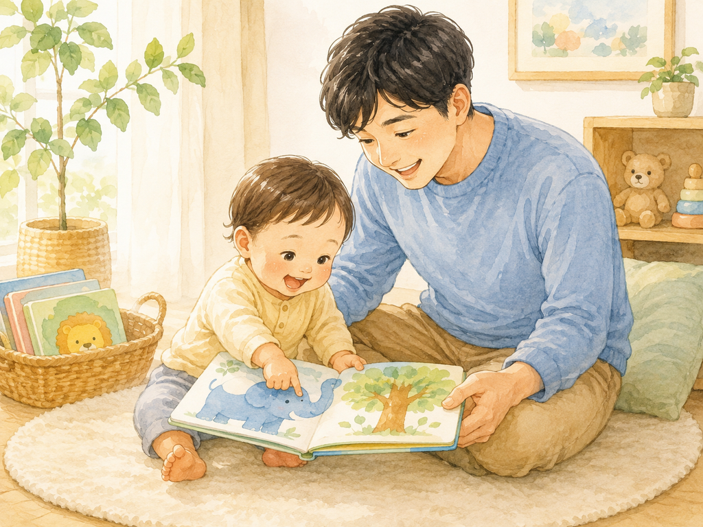 1歳の絵本は冊数より触れる機会を大切に